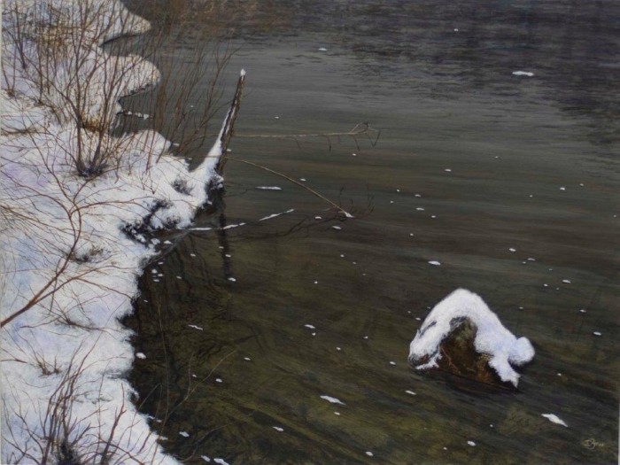 Snowy Bank