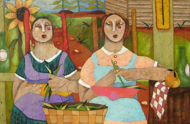 Sisters on the Porch