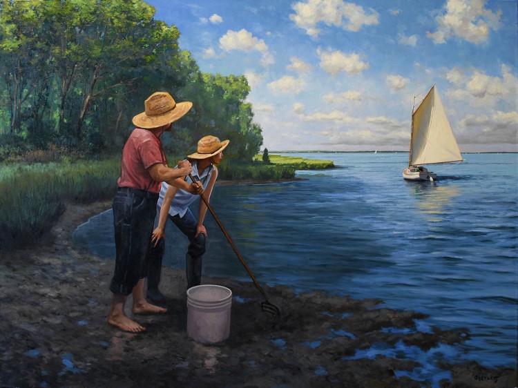 Gathering Clams