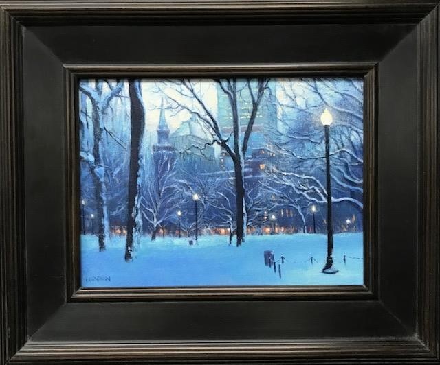 Complimentary Colors, Winter on Boston Commons