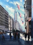 Sunny Afternoon 5th. Ave. Flags