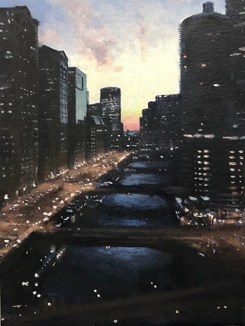 Sunrise, Chicago River