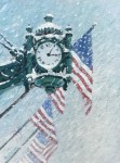 Winter Macy's Clock
