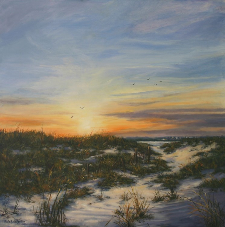 Sunset Over the Dunes